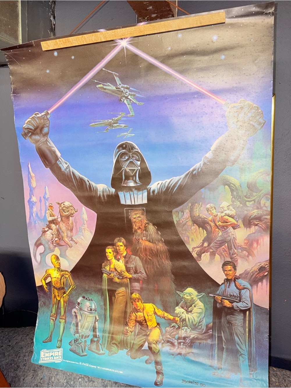1980 Empire Strikes Back Poster